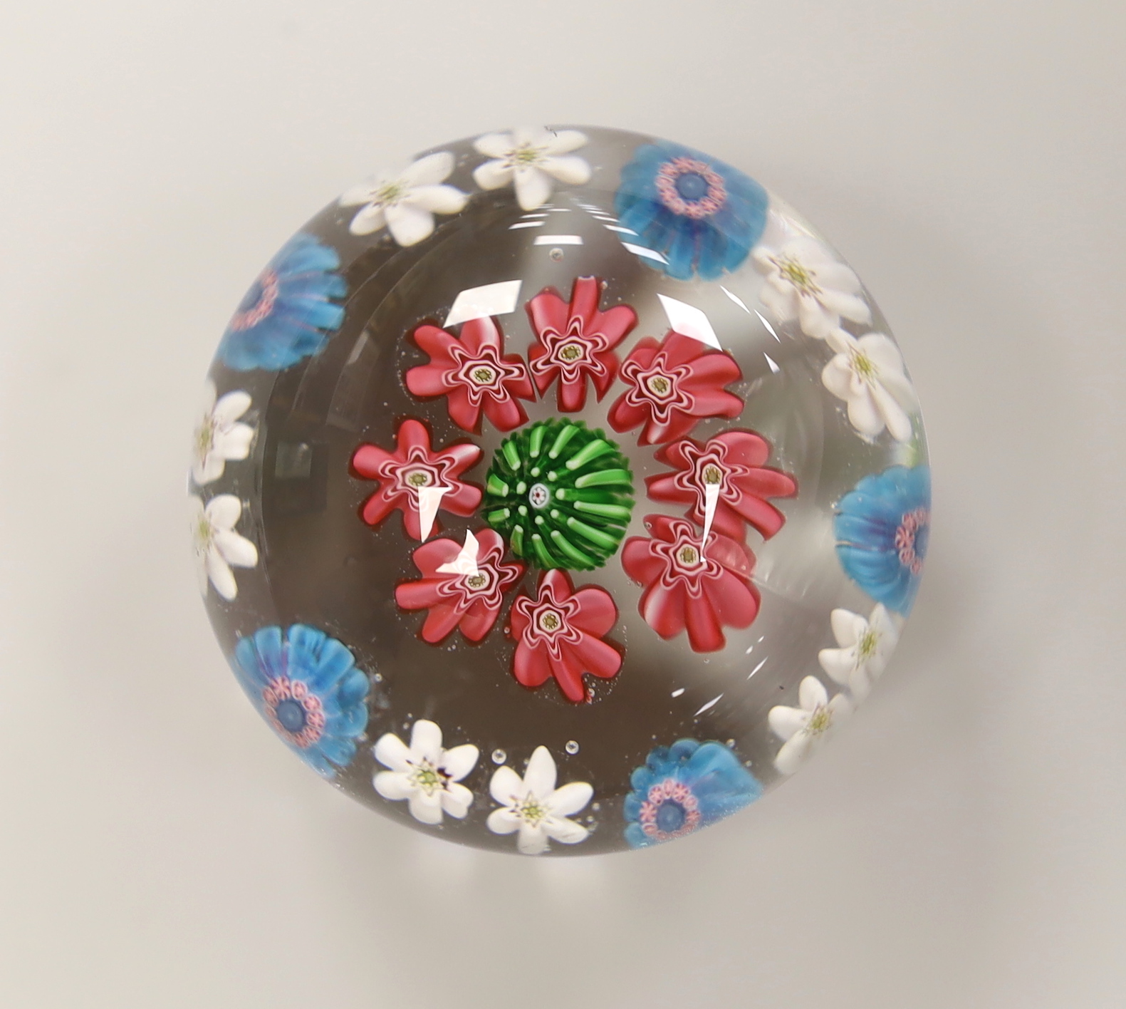 A Clichy miniature paperweight, approximately 4.5cm diameter